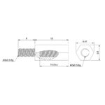 M3x12mm Plastik Erkek-Dişi Standoff Aralayıcı - Görsel 2
