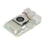 Raspberry Pi 5 Resmi Aktif Soğutucu (Fanlı Alüminyum) - Görsel 2