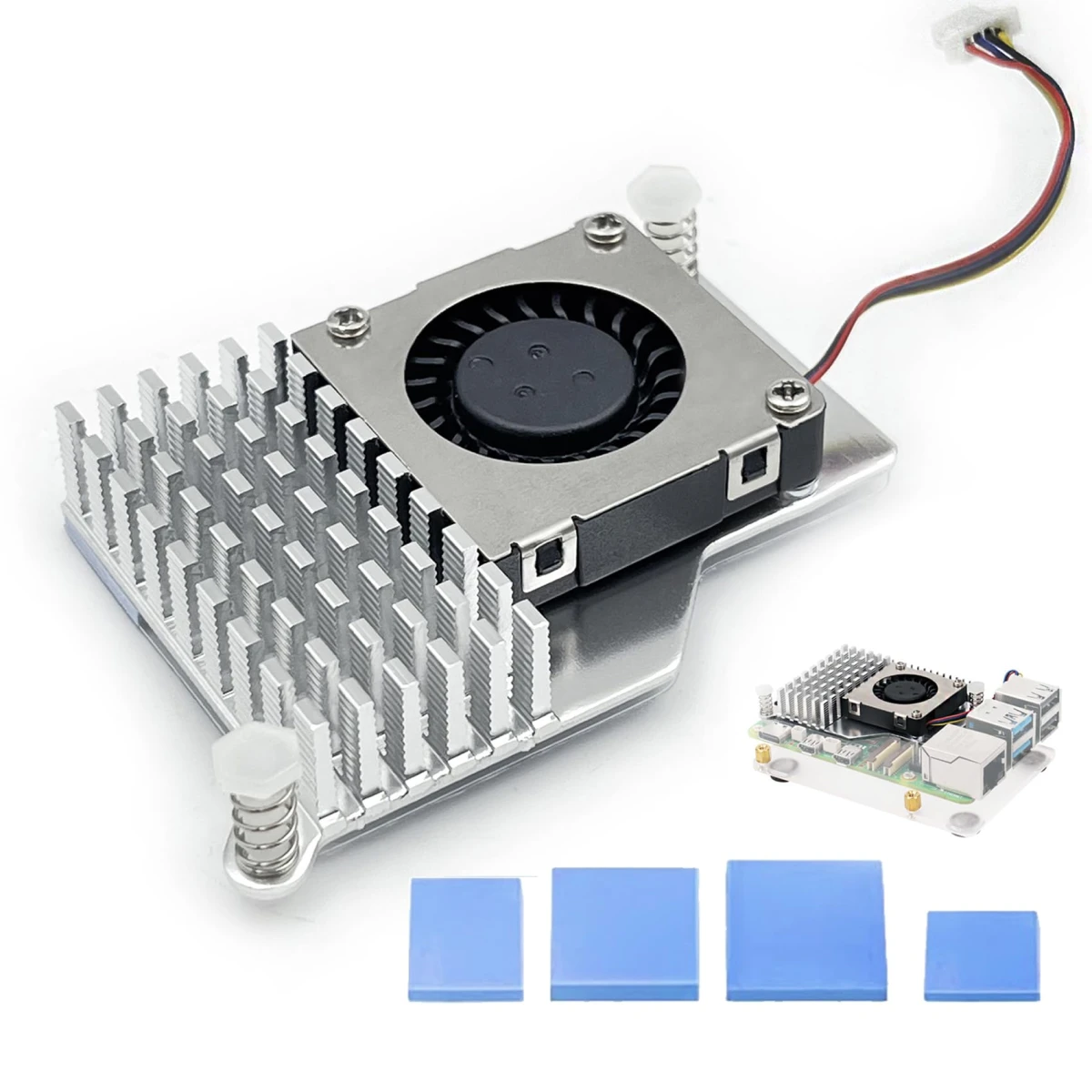 raspberry-pi-5-resmi-aktif-sogutucu-fanli-aluminyum-NTWj5s Raspberry Pi 5 Resmi Aktif Soğutucu (Fanlı Alüminyum) - Görsel 1