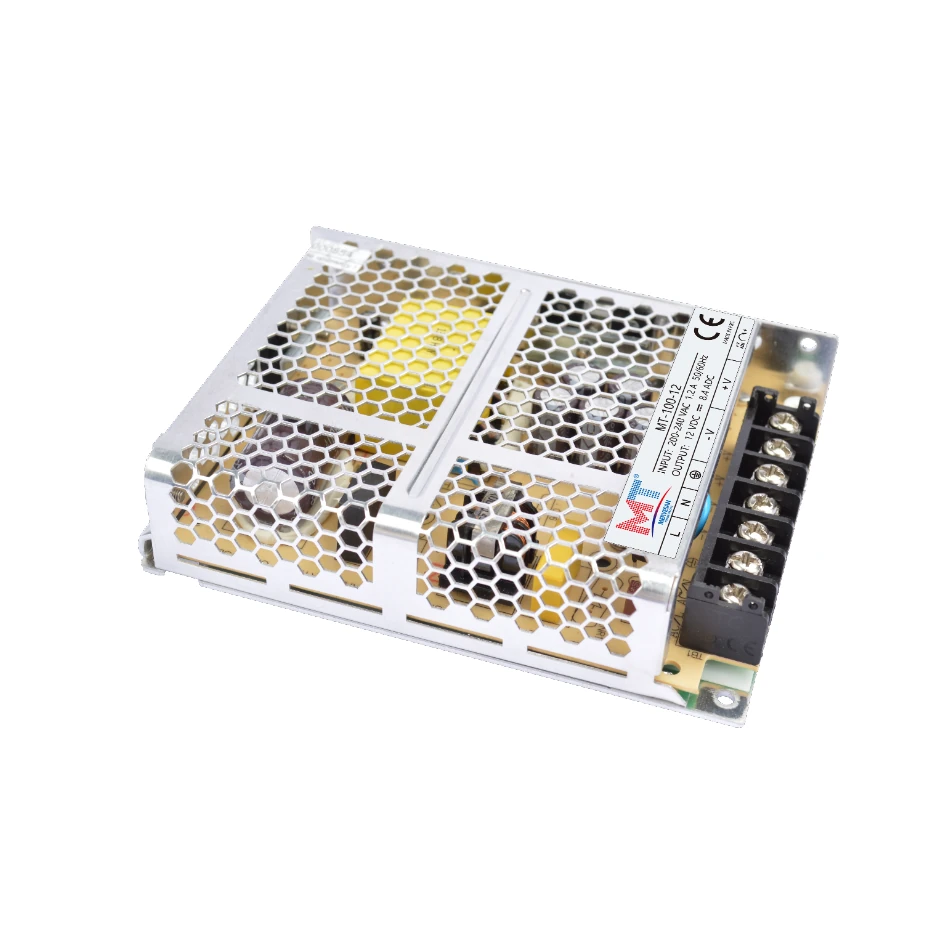MT-100-12 MT-100-12 12V 8.3A 100W Metal Kasa SMPS - Görsel 1